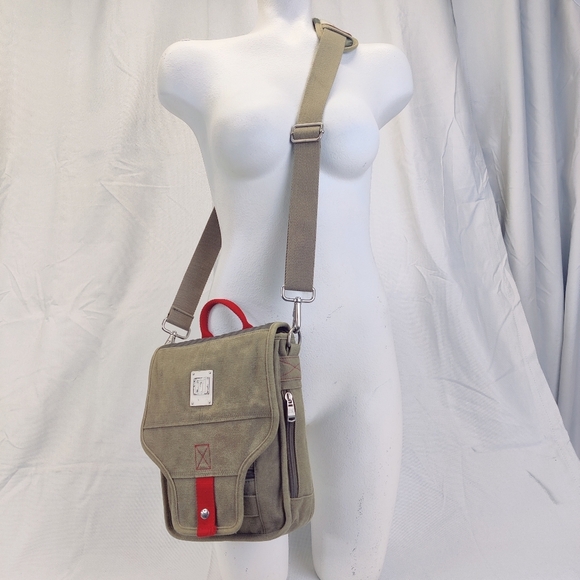 fūl Other - fūl Small Canvas Messenger Bag Utility Crossbody Shoulder Vintage Y2K Japan 9x10